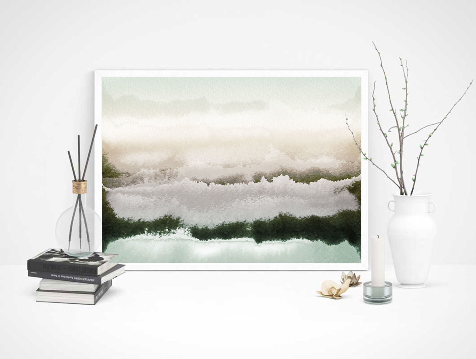 Watercolor Landscape Watercolor Landscape