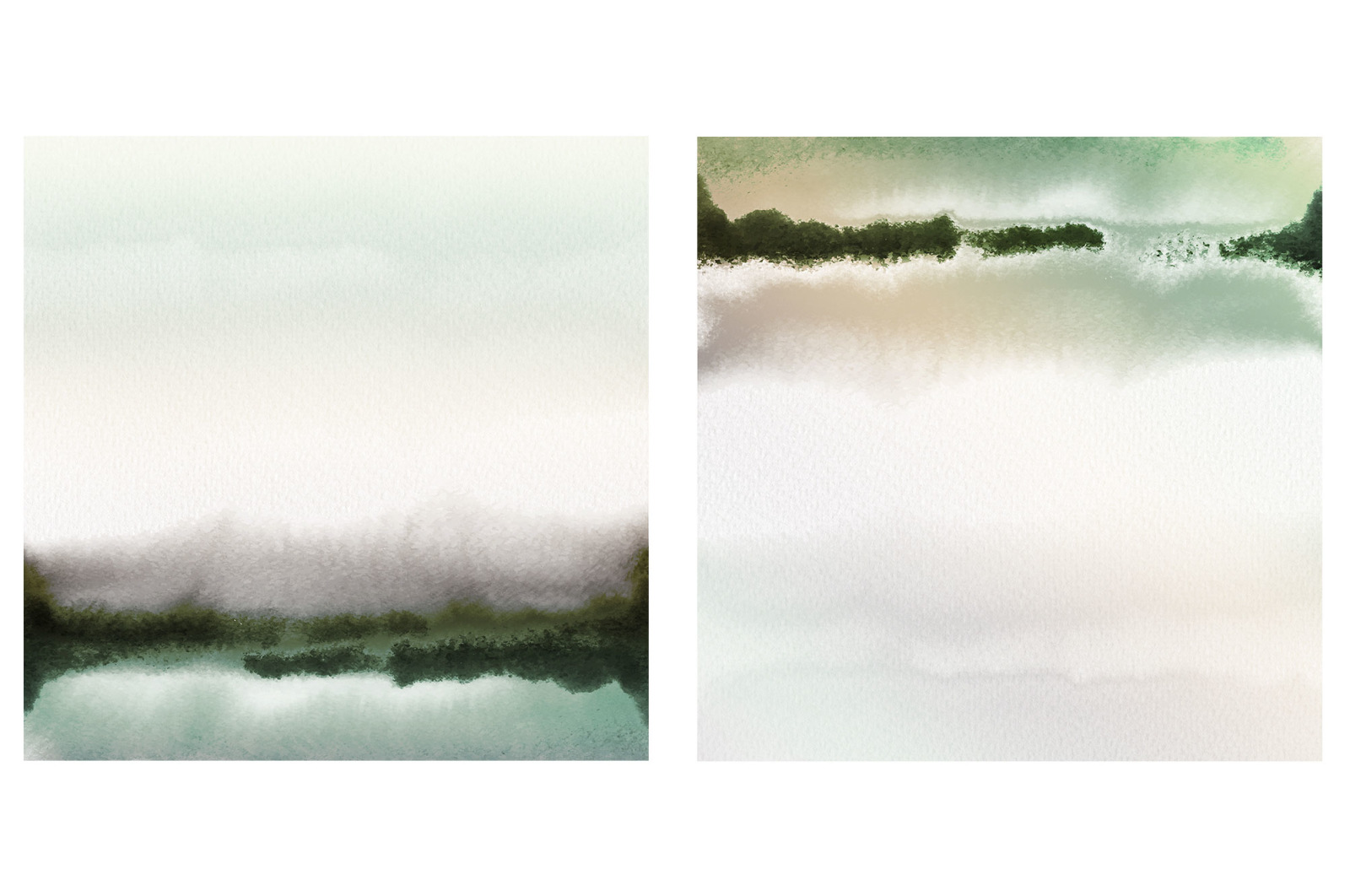 Watercolor Landscape Watercolor Landscape