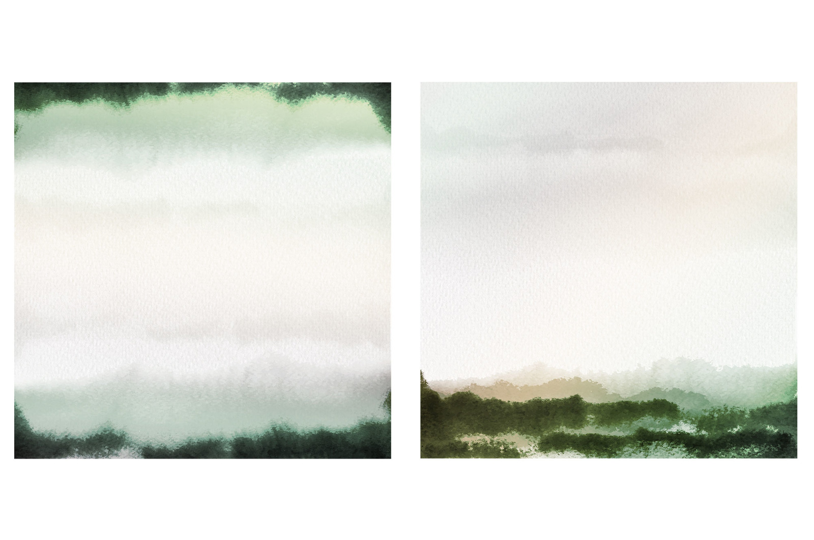 Watercolor Landscape Watercolor Landscape