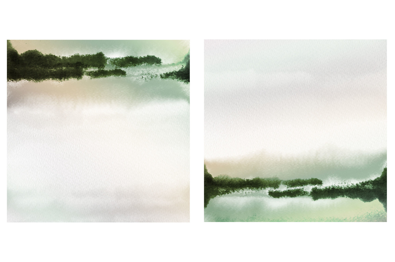Watercolor Landscape Watercolor Landscape