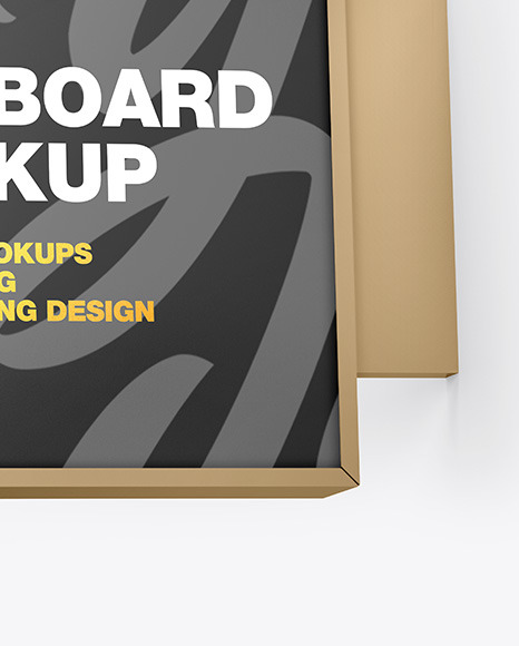 Metallic Signboard Mockup