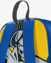 Backpack Mockup - Back Half Side View