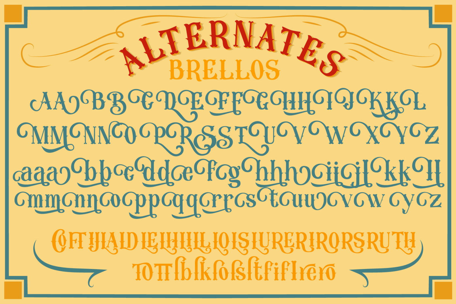 BRELLOS Typeface