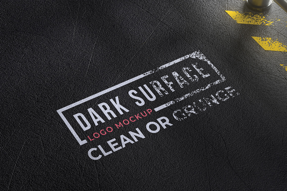 Dark Surface Logo Mockups