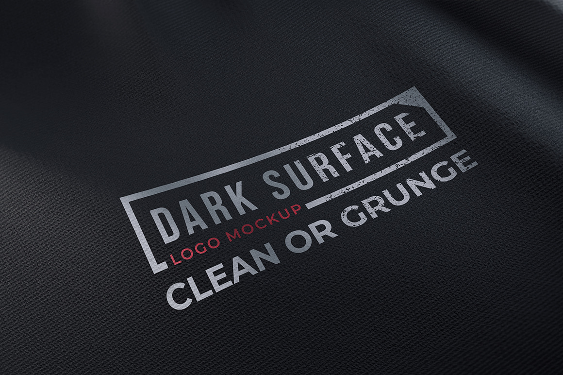 Dark Surface Logo Mockups