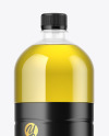 1.5L Clear Plastic Bottle with Olive Oil Mockup