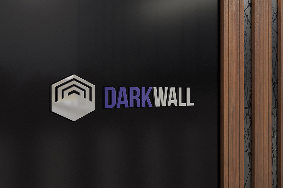 Dark Wall Logo Mockups