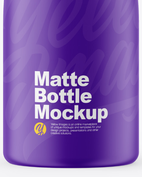 Matte Bottle Mockup