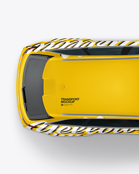 Sport Car Mockup - Top View