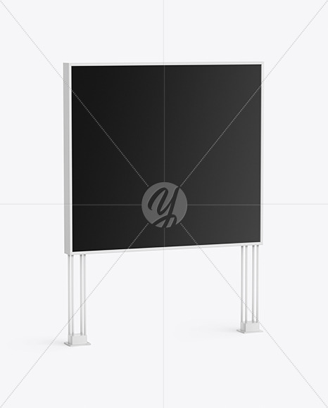 LED Display Stand Mockup