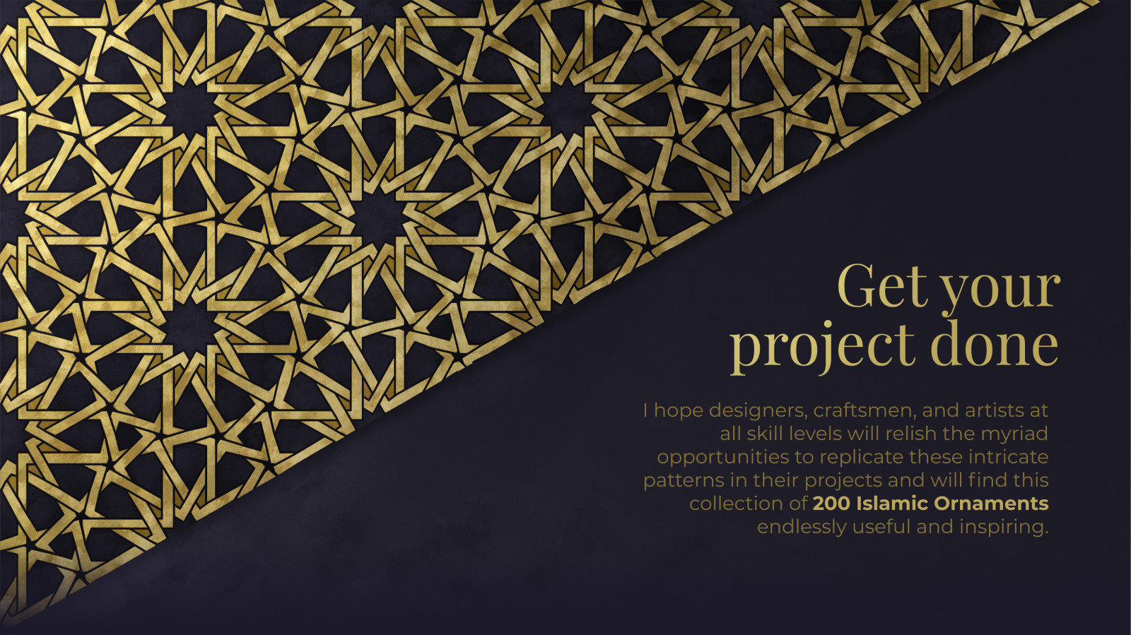 200 Islamic ornaments collection