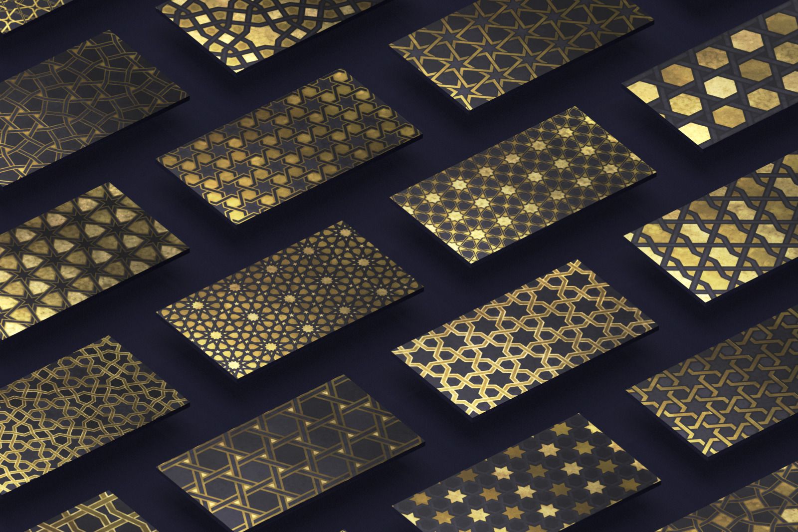 Luxury patterns - 250 geometric backgrounds collection