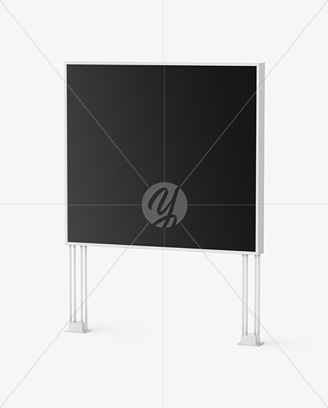 LED Display Stand Mockup