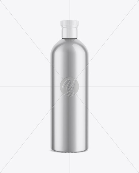 Metallic Bottle Mockup