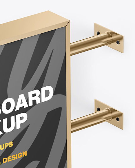 Square Signboard Mockup