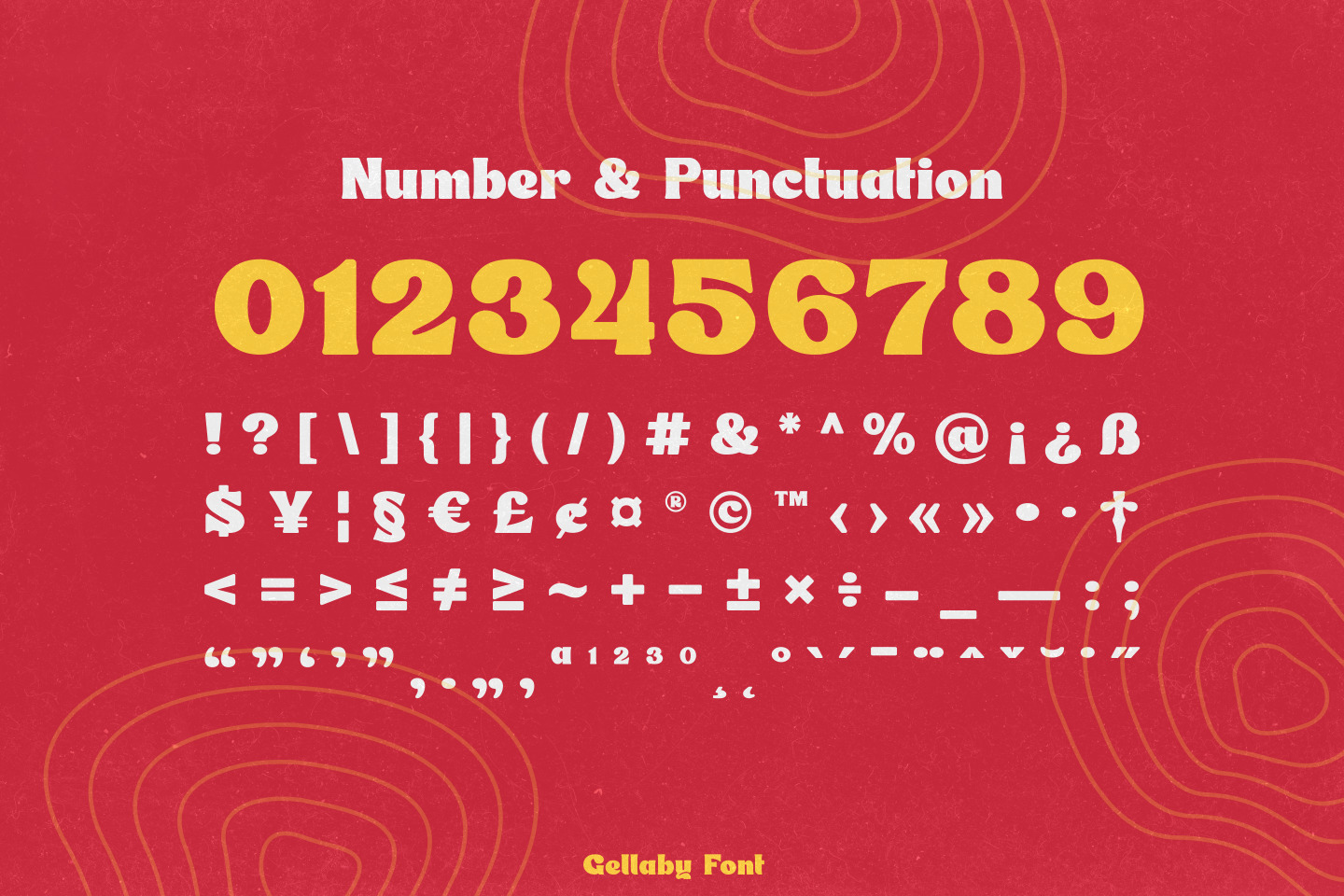 Gellaby - Chubby Display Font Gellaby - Chubby Display Font