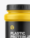 Plastic Protein Jar Mockup