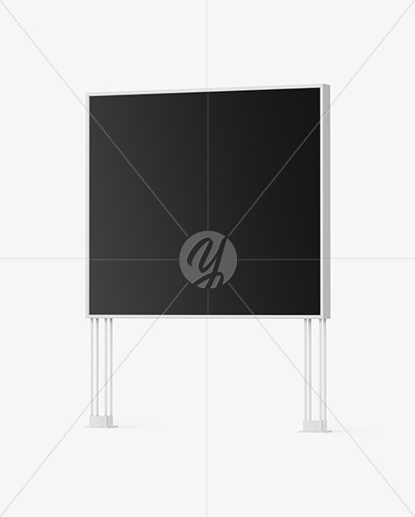 LED Display Stand Mockup