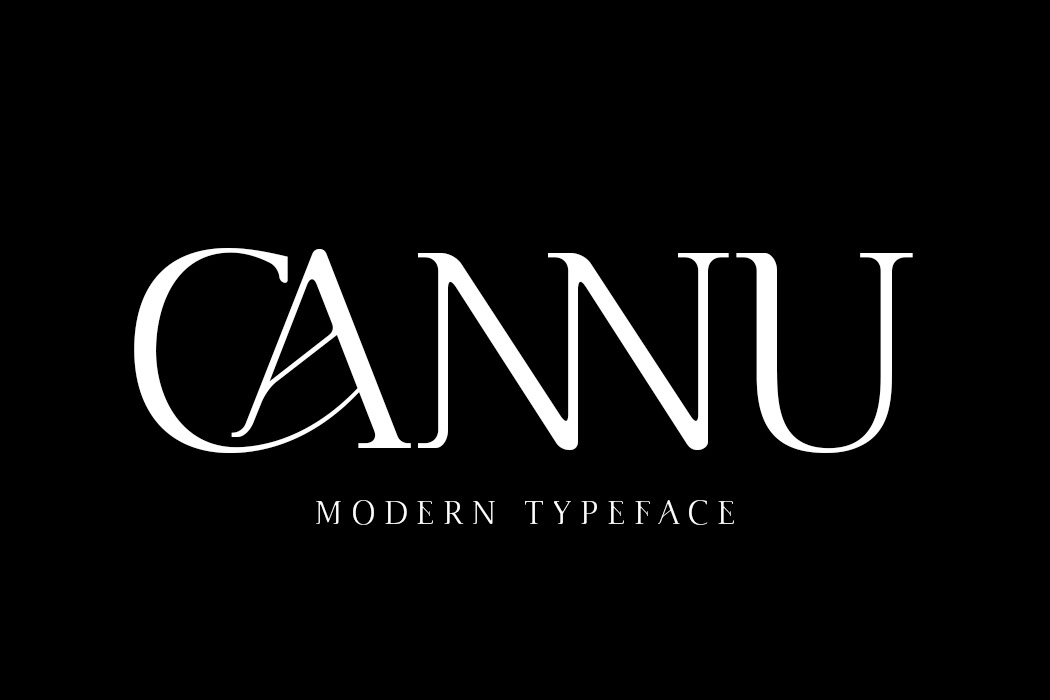 Cannu - Modern Typeface Cannu - Modern Typeface