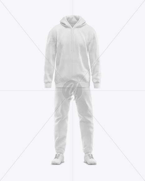 Men's Sport Suit Mockup - Front View