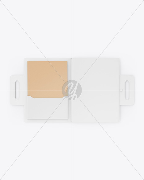 Half-Open Case w/ Kraft Folder Mockup