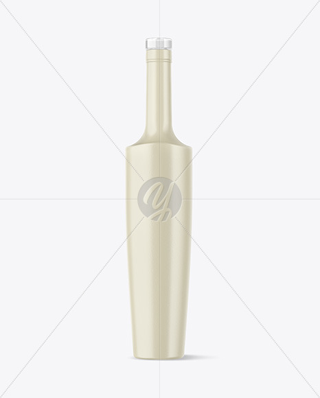 Ceramic Bottle with Glass Cap Mockup