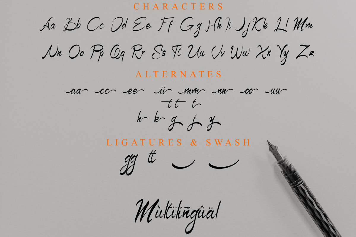 Signature Font