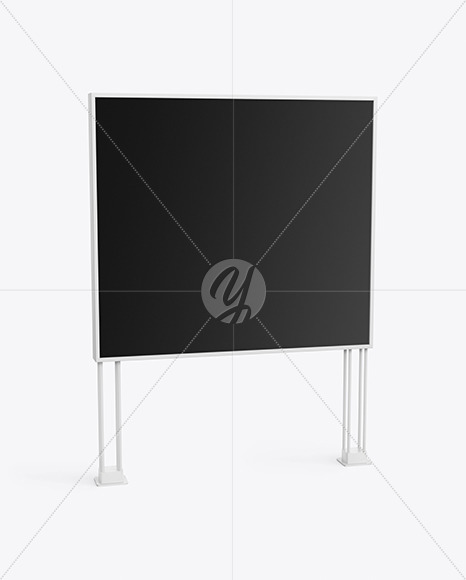 LED Display Stand Mockup