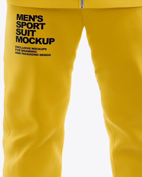 Men's Sport Suit Mockup - Front View