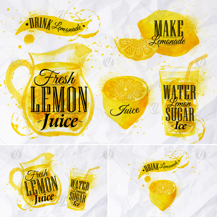 Pointer Drawn Pour Lemonade