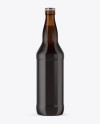 Amber Beer Bottle Mockup