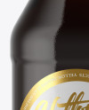 Amber Beer Bottle Mockup