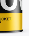 0.5L Metallic Paint Bucket Mockup