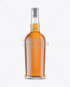 Clear Glass Whiskey Bottle Mockup