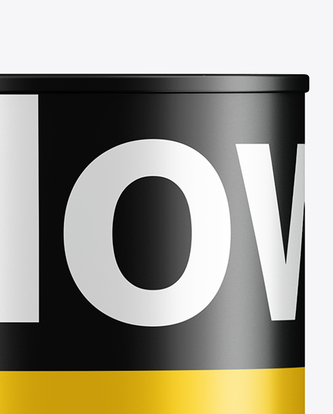 0.75L Metallic Paint Bucket Mockup