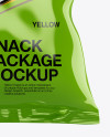 Glossy Snack Bag Mockup