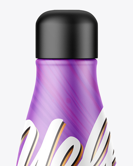 Matte Plastic Bottle Mockup