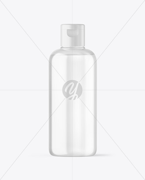 Clear Cosmetic Bottle Mockup