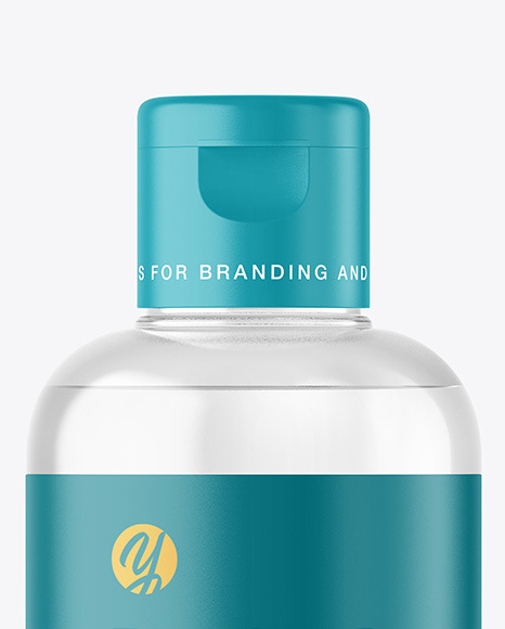 Clear Cosmetic Bottle Mockup