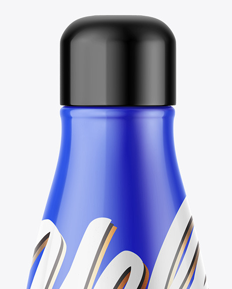 Glossy Plastic Bottle Mockup