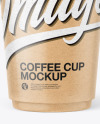 Kraft Paper Coffee Cup Mockup