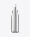 Metallic Thermo Bottle Mockup