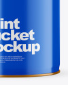 Glossy Paint Bucket Mockup