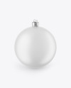 Matte Christmas Ball Mockup