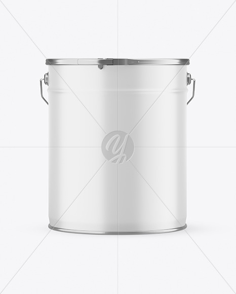 Matte Paint Bucket Mockup