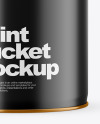 Matte Paint Bucket Mockup