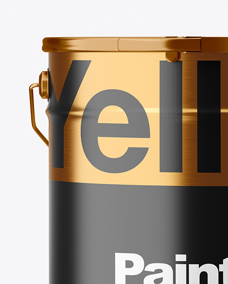 Matte Paint Bucket Mockup