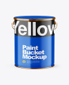 Glossy Paint Bucket Mockup