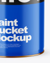 Glossy Paint Bucket Mockup