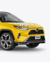 Compact Crossover SUV Mockup - Half Side View